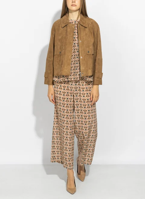 Яке от естетсвен велур Weekend Max Mara Wkdabito — снимка 2
