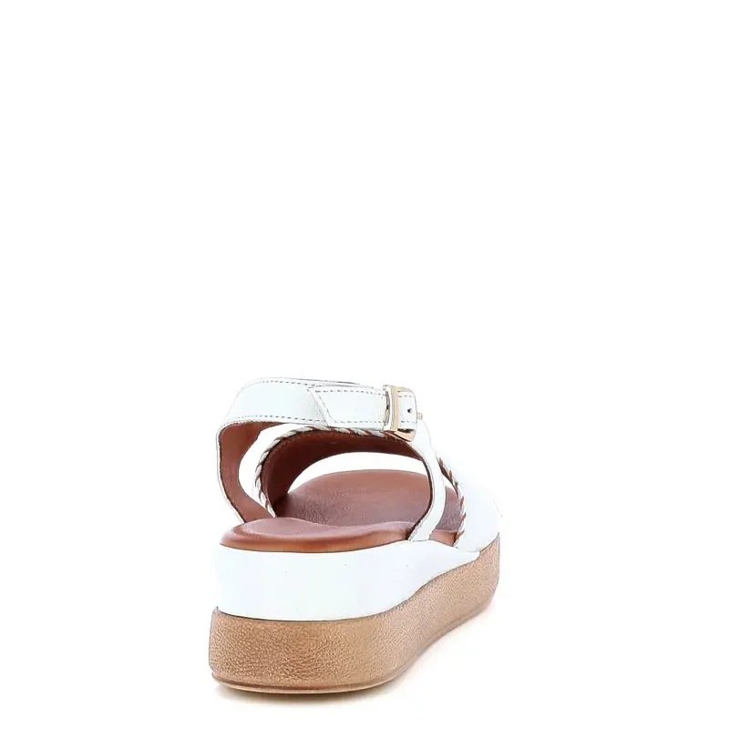 Дамски Сандали На Платформа VERONELLA – 030-166-0263 WHITE/COCONUT — снимка 2