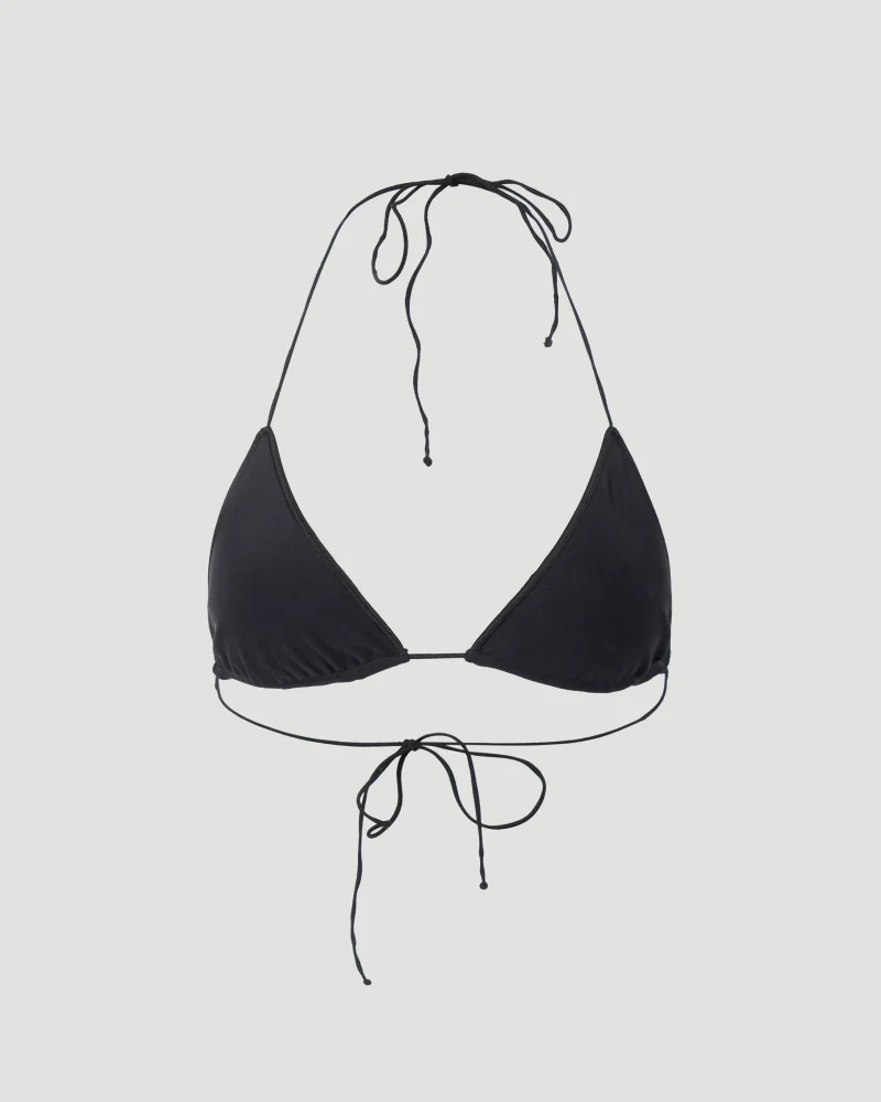 Stud-Embellished Bikini Set in Black — снимка 4