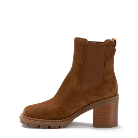 Дамски кафяви боти Casadei — снимка 8