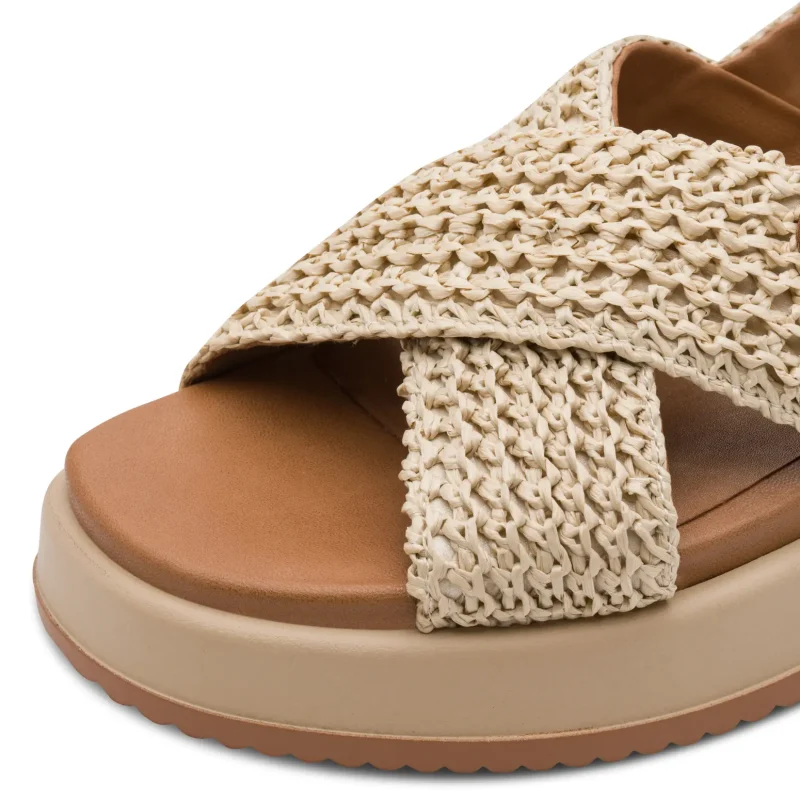 Дамски Сандали На Платформа TAMARIS – 1-28224-46-400 BEIGE — снимка 4