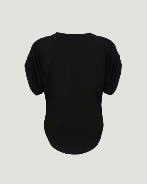 Emmanuela T-Shirt in Black — снимка 2