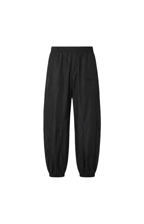 Couture Seam Joggers with Mix Material Cut-Outs
