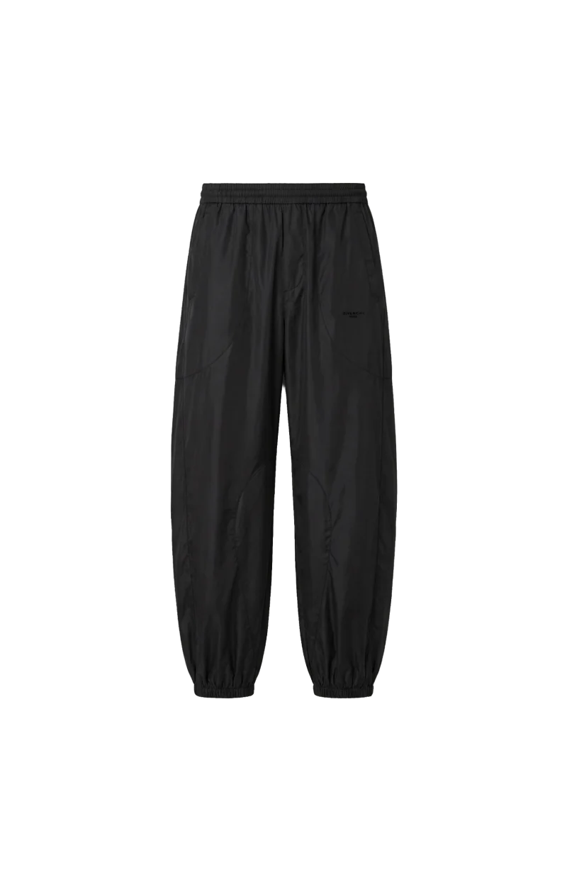 Couture Seam Joggers with Mix Material Cut-Outs
