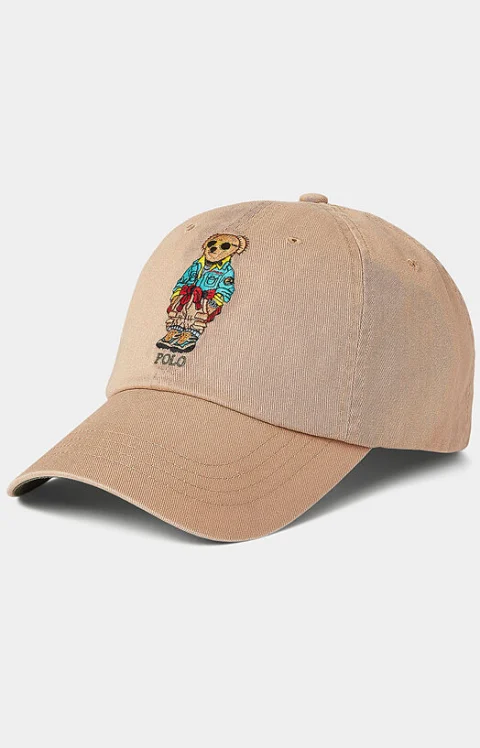 Шапка с Polo Bear бродерия и кожен елемент