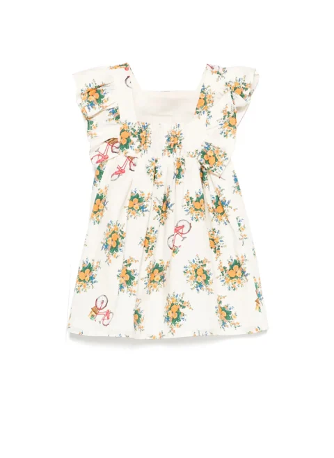 Рокля с принт Moschino Kids