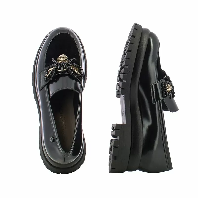 Дамски Лоуфър Donna Serena – 2P5775DS NERO/NERO — снимка 5