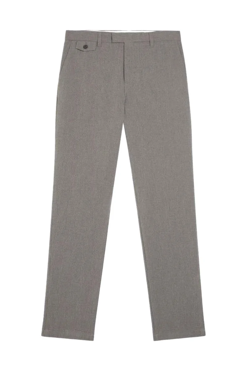 Панталон Chilwel Slim Fit Check Chino Trouser 272528 brown