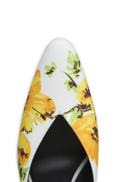 Cone Mules in Flower Print — снимка 4