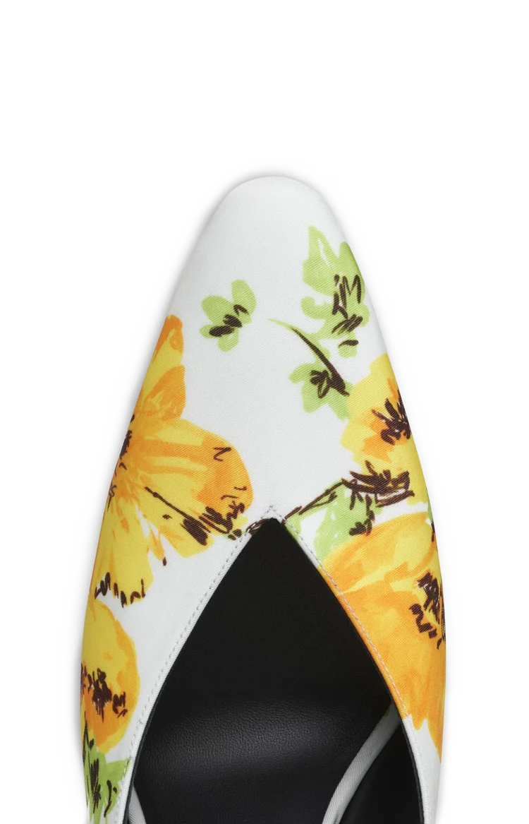 Cone Mules in Flower Print — снимка 4