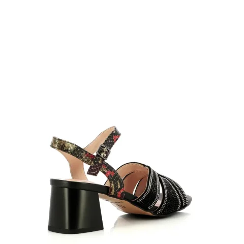Дамски Сандали На Ток CARLO FABIANI – 5KL656 BLACK — снимка 2