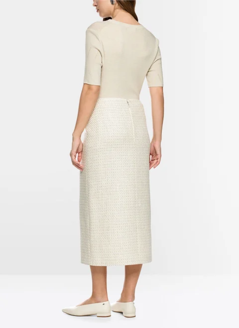 Фин пуловер с геометричен мотив Marc Cain Collections — снимка 3