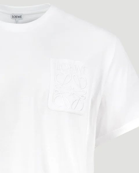 Cotton T-Shirt in White — снимка 5