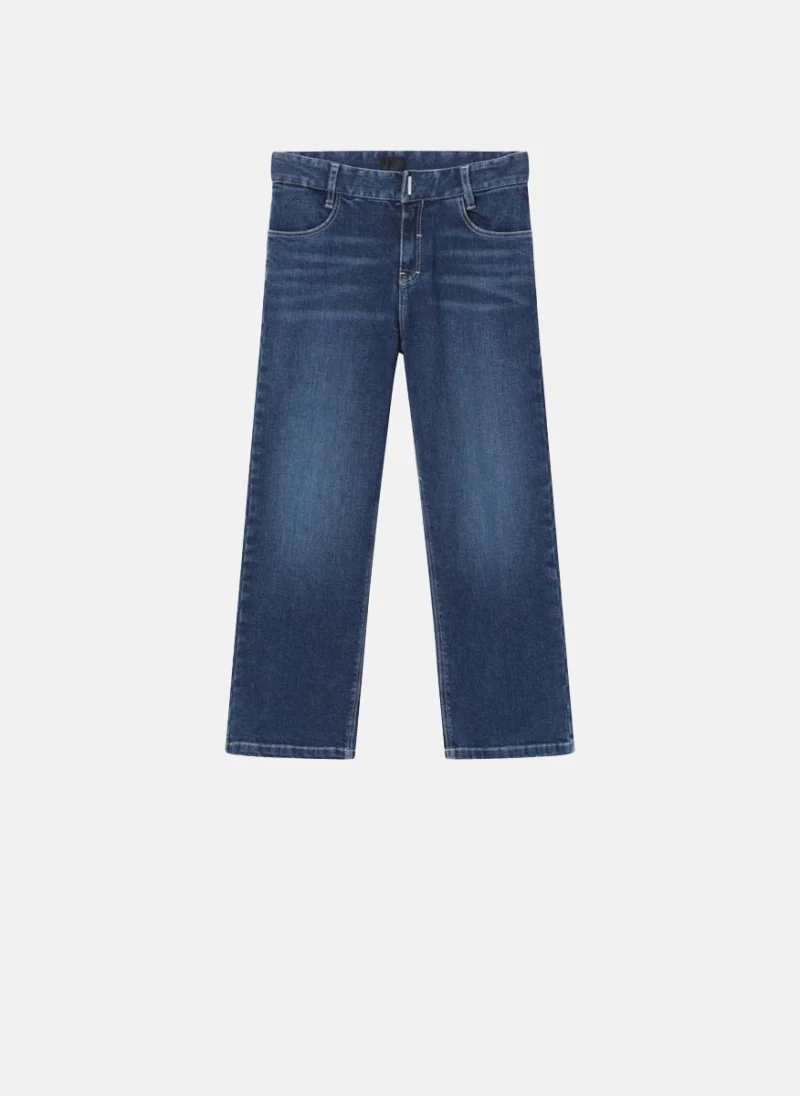 Деним с бродерия Givenchy Kids