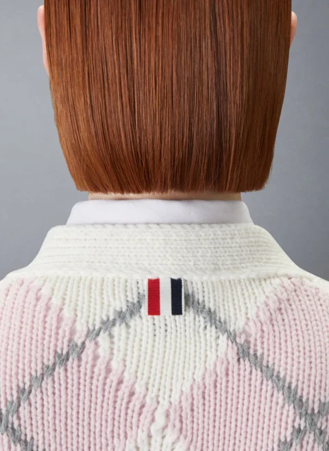 Жилетка от вълна със скъсена дължина Thom Browne — снимка 3