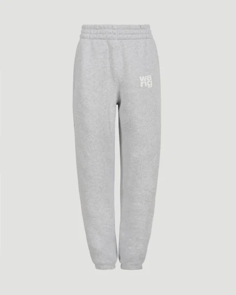 Cotton Sweatpants in Light Grey