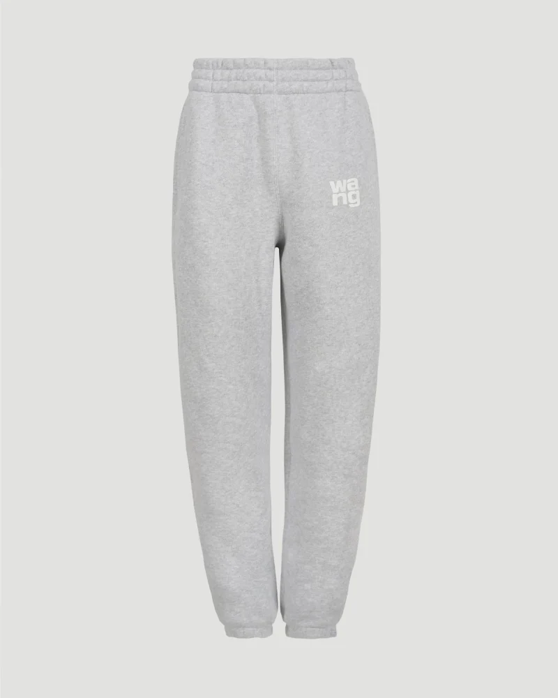 Cotton Sweatpants in Light Grey