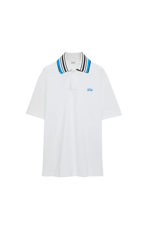 Cotton Polo Shirt in White