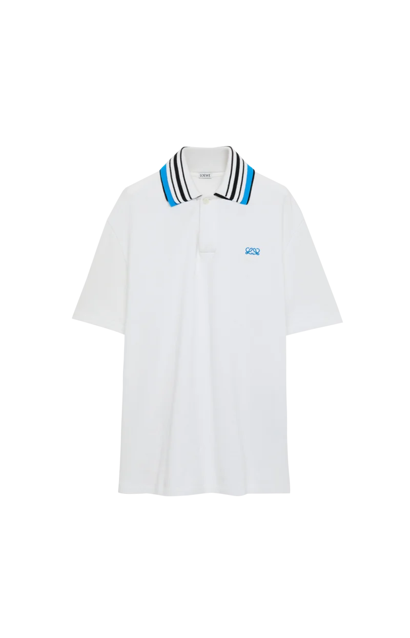 Cotton Polo Shirt in White