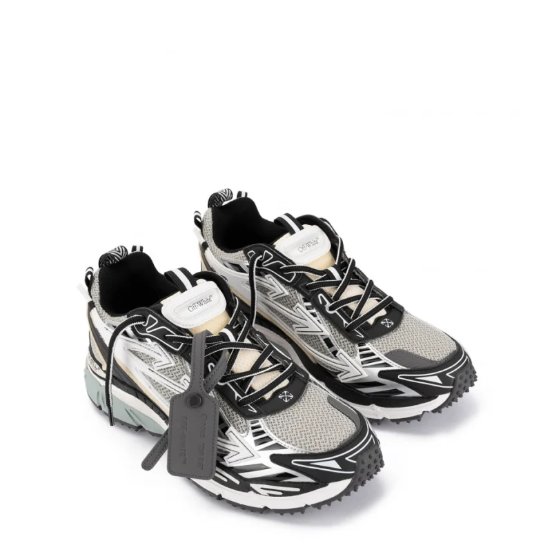 Мъжки сиви маратонки OFF-WHITE — снимка 5