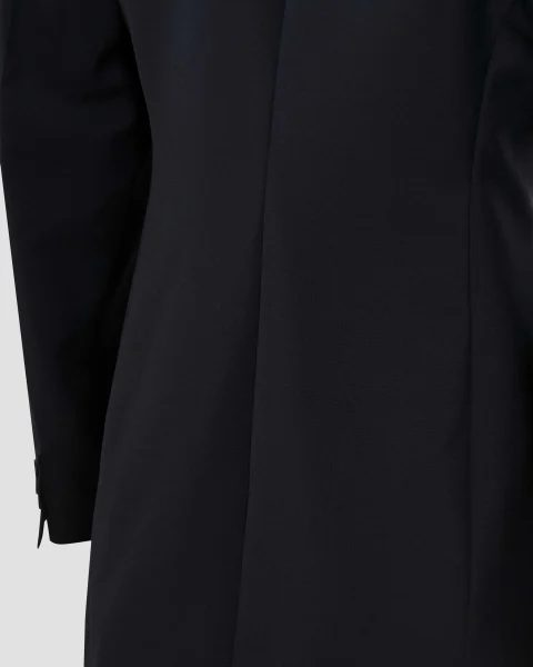 Black Wool Mohair Blazer Dress — снимка 4