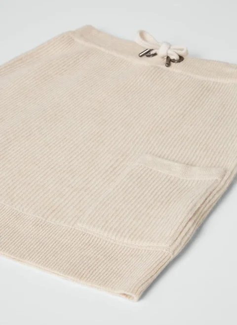 Пола от фино плетиво Brunello Cucinelli Kids 6 — снимка 2