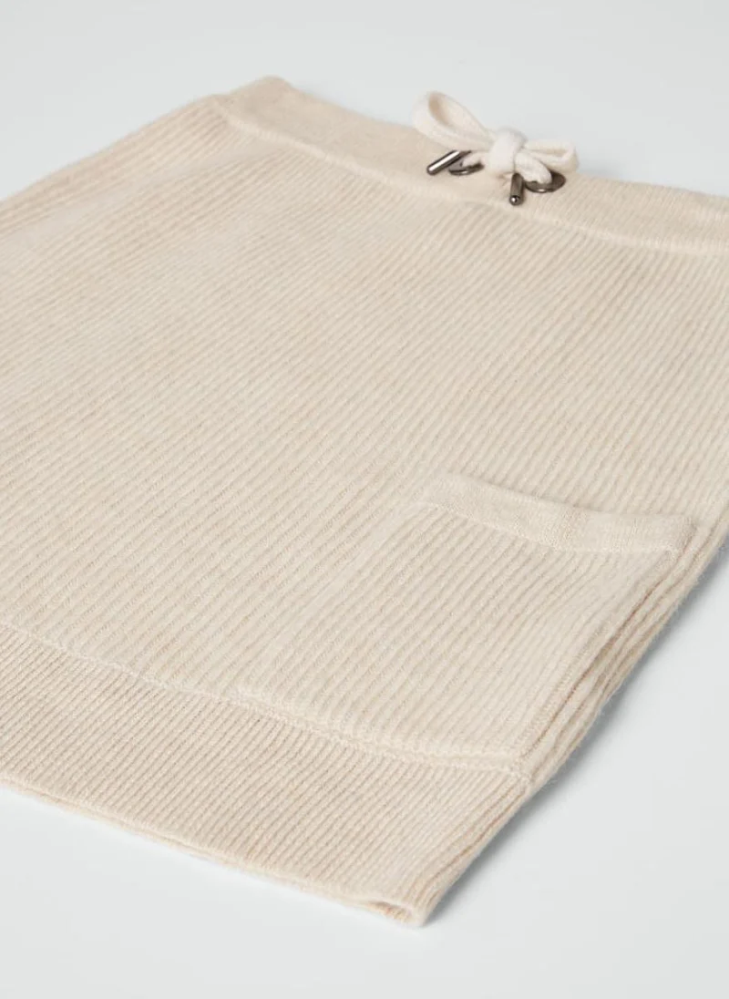 Пола от фино плетиво Brunello Cucinelli Kids 6 — снимка 2