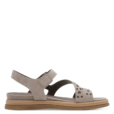 Дамски Равни Сандали TAMARIS – 1-28217-46-341 TAUPE — снимка 2