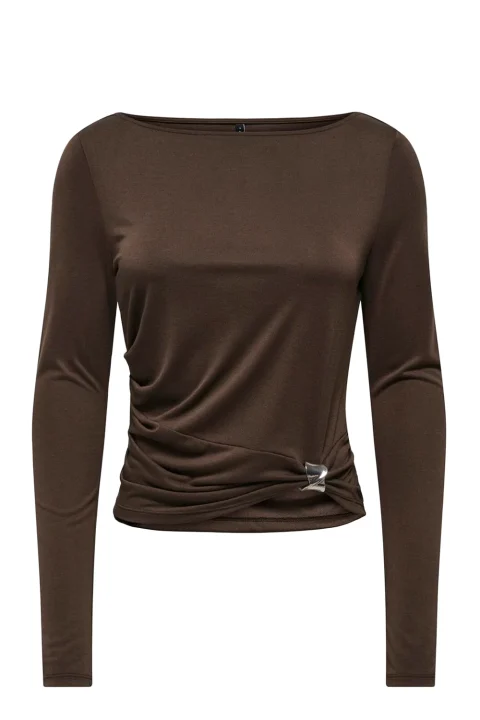 Top Onlhannah L/S Metal 15377136 19-1015 TCX bracken