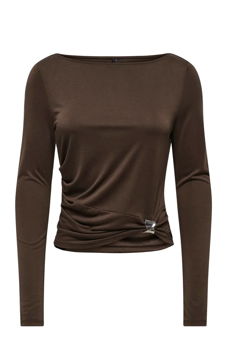 Top Onlhannah L/S Metal 15377136 19-1015 TCX bracken