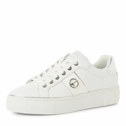 Дамски Сникърс TAMARIS – 1-23724-42-171 WHITE/SILVER_1 — снимка 3
