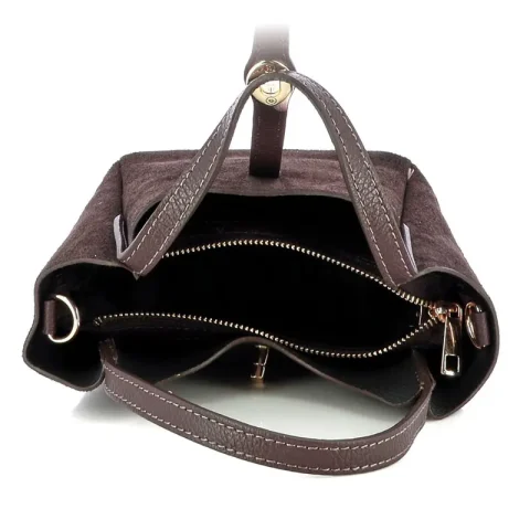 Класически Чанти JUICE – 112750.412 DK BROWN — снимка 5