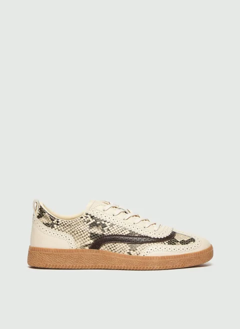 Кожени кецове 'Python-look' Marella Mlapedone — снимка 1