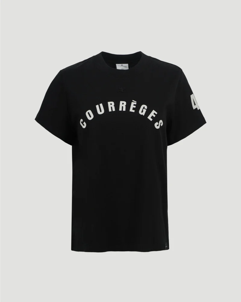 Logo Print T-Shirt in Black