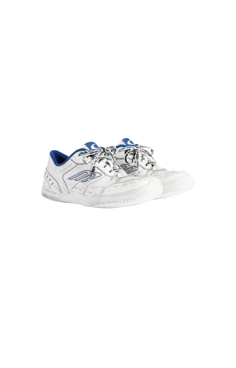 Hamptons Worn-Out Sneaker in White/dark Blue/grey — снимка 2