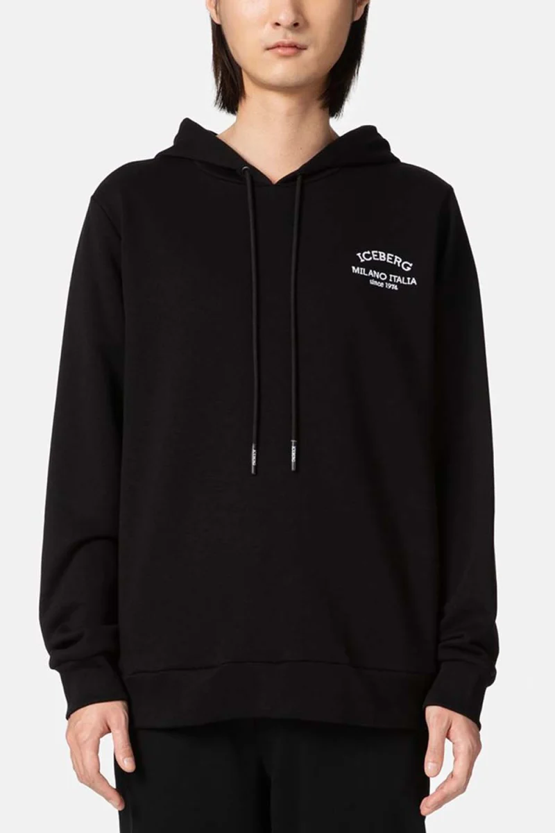 Суичър Felpa 23II1P0E0866317 9000 nero — снимка 2