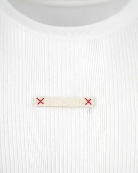 Name Tag T-Shirt in White — снимка 2