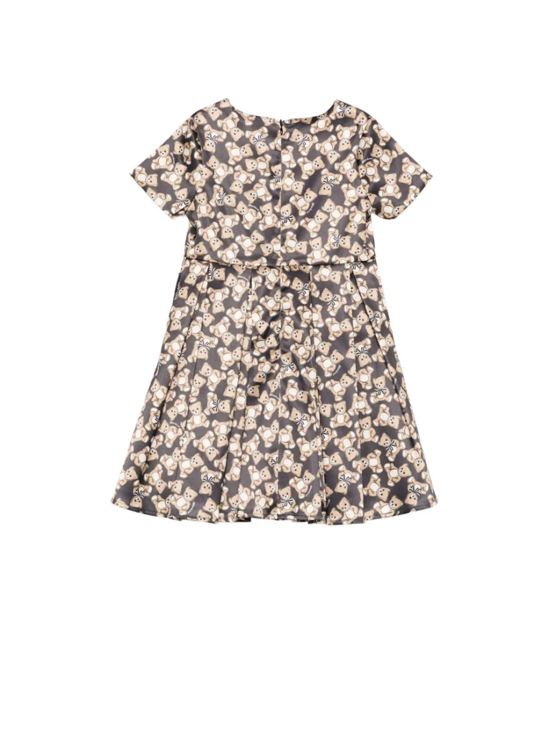 Рокля с цялостен принт Moschino Kids — снимка 2