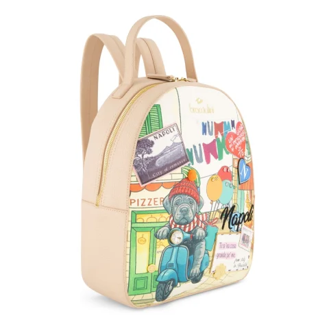 Дамска раница Cartoline Napoli Braccialini — снимка 7