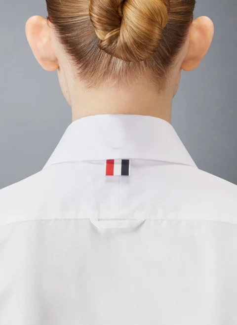 Риза с плисиран мотив Thom Browne — снимка 3