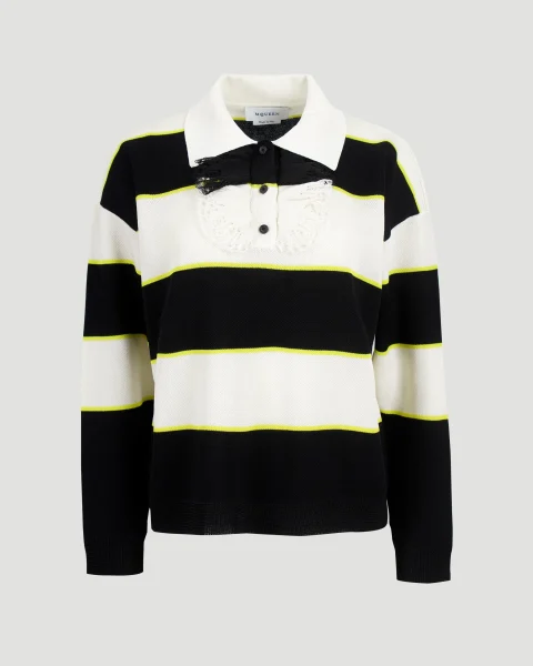 Striped Polo Jumper