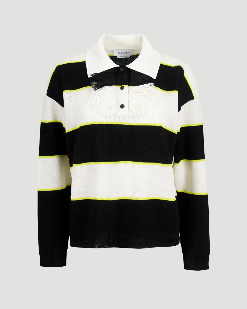Striped Polo Jumper