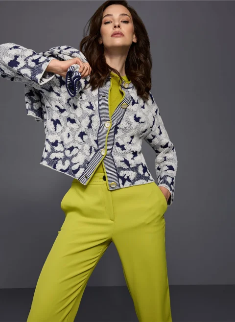 Блуза с 'leopard' принт Marc Cain Collections — снимка 7