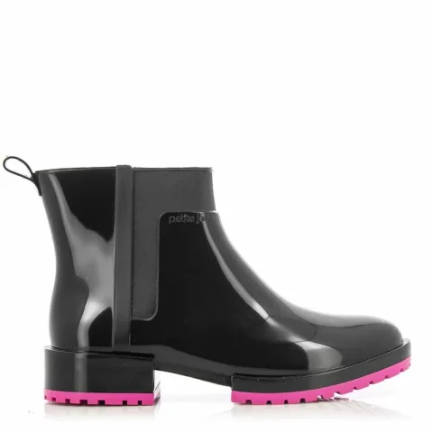 Дамски Гумени Боти PETITE JOLIE – PJ6649 J-LASTIC BLACK/DARK PINK