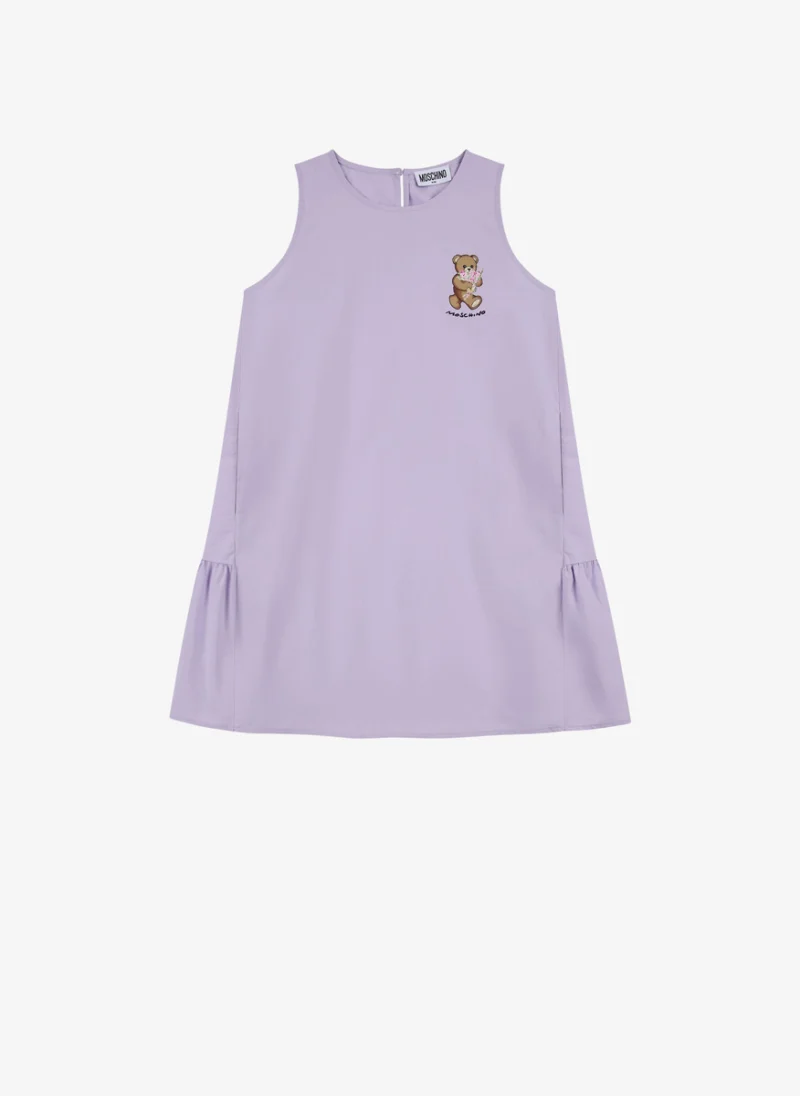 Рокля с принт Moschino Kids