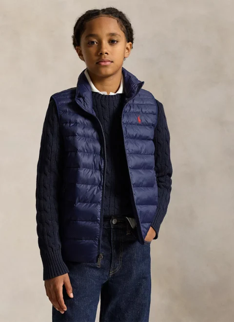 Капитониран елек Ralph Lauren Kids 6-14