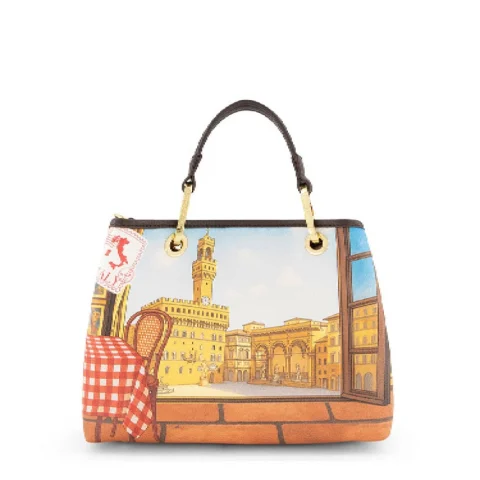 Дамска чанта Cartoline Firenze Braccialini — снимка 9