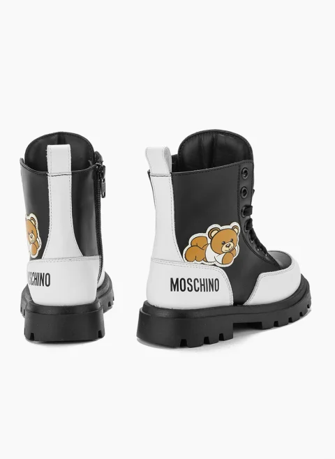 Боти с 'Teddy bear" апликация Moschino Kids — снимка 3
