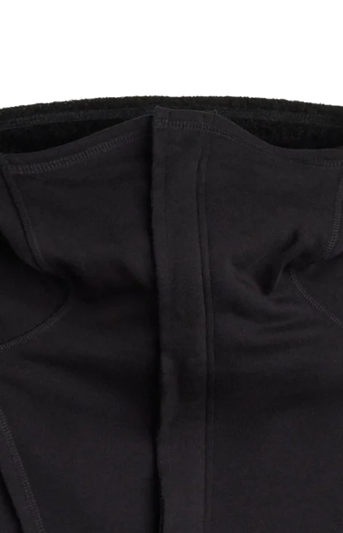 French Terry Ninja Hoodie in Black — снимка 2