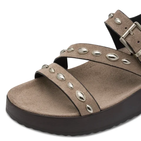 Дамски Равни Сандали TAMARIS – 1-28421-46-341 TAUPE — снимка 4
